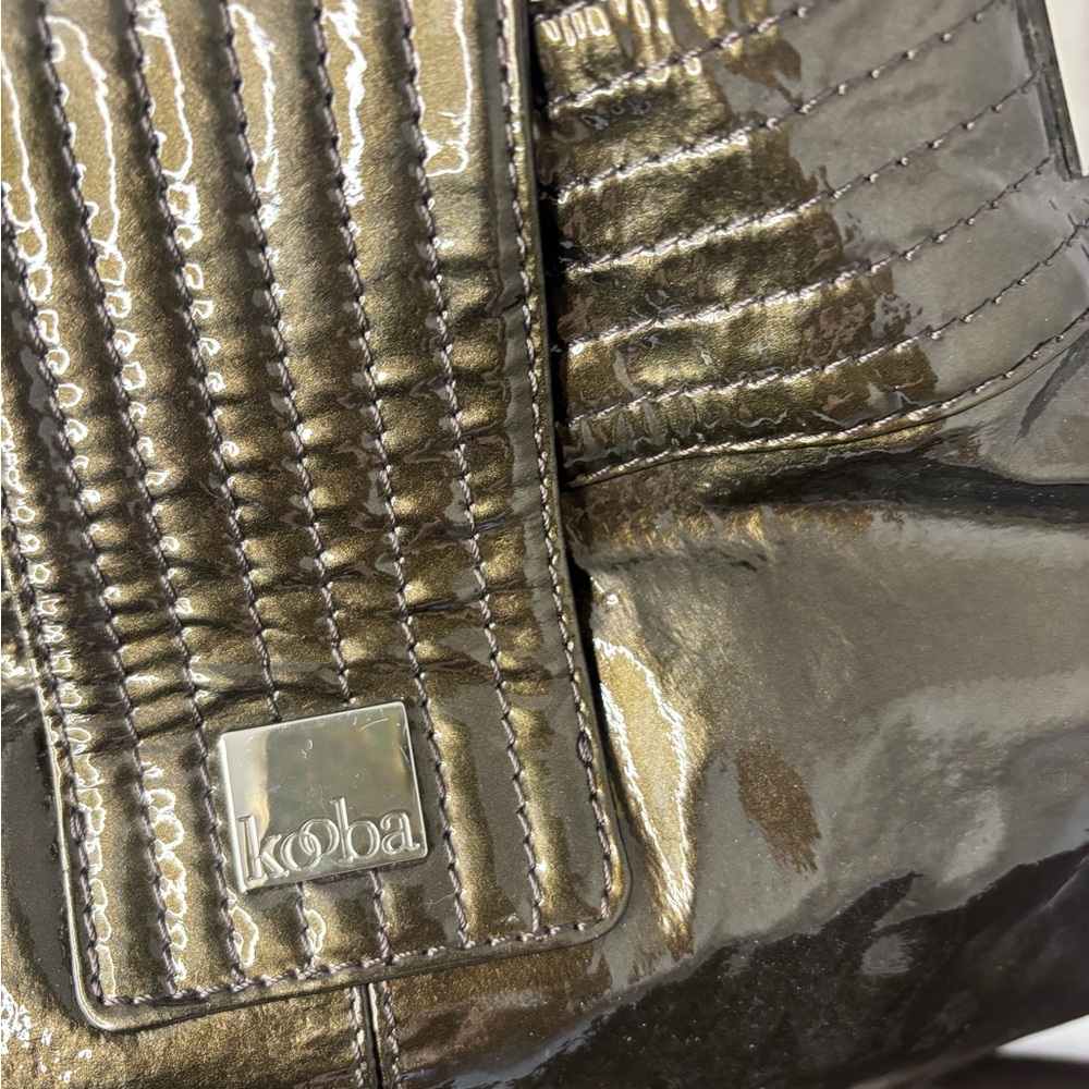 Kooba greenish Patent Leather Shoulder Bag with dust bag - Picture 5 of 16